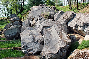 Ruins of Fort XIII San Rideau in Przemysl, Poland photo