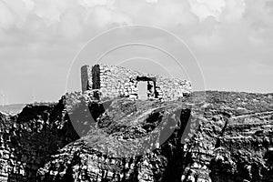 Ruins of Forte da Luz Fort of Light, Peniche, Portugal