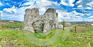 Ruins of fortification in Ukraine