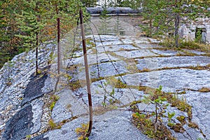 Ruins of fortress Landro, South Tyrol