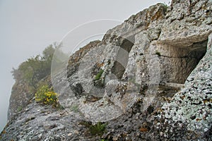 The ruins of the fortress Mangup photo