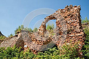 Ruins in fortress Oreshek