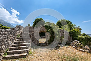 Ruins of fortress in Stary Grad , Bar, Montenegro