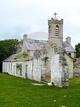 Ruins of a Franciscan friary in Bunnacurry, Achill Island, Co. Mayo, Ireland.