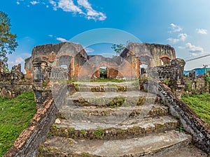 French Colonial Ruin. Muang Khoun, Laos