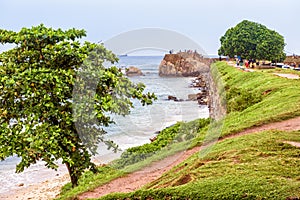 Ruins of Galle Fort on the southwest of Sri Lanka