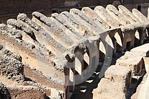 Ruins of gallery of Colosseum