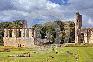 Ruins of Glastonbury Abbey, Somerset, England