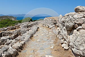 Ruins of Gournia, Crete, Greece