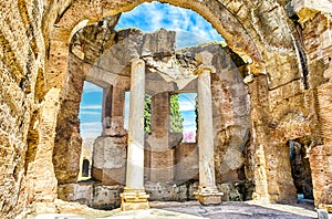 Ruins of the Great Baths at Villa Adriana, Tivoli photo