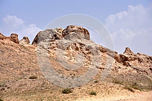 The ruins of the Great Wall