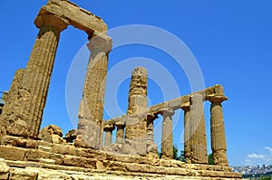 Ruins of a greek temple