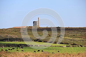 The Ruins Of Greenburrow Engine House, Ding Dong Mine, Cornwall, UK photo
