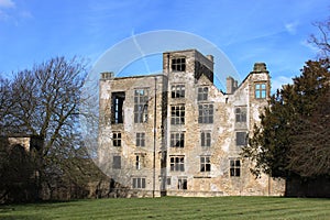 Ruins of Hardwick Old Hall, Derbyshire, England