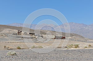 The ruins of the Harmony Borax Works, California