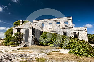 Ruins of Harrismith Plantation House in Barbados