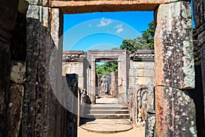 Ruins of Hatadage in Polonnaruwa