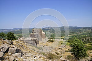 Ruins of Hellenic walls of  Assos