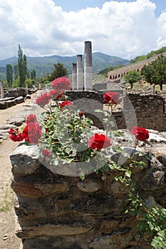 The ruins of Heraclea Lyncestis, Macedonia
