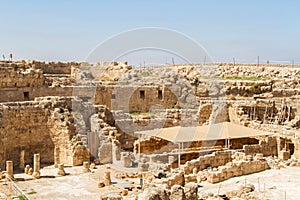 Ruins of Herodium, palace fortress in Israel