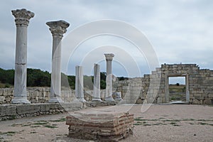 Ruins of Hersones, ancient greece settlement on Crimea