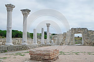 Ruins of Hersones, ancient greece settlement on Crimea