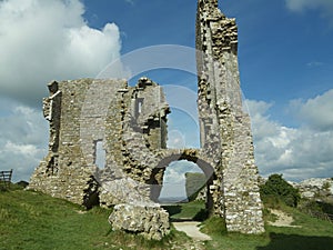 The ruins on the hill