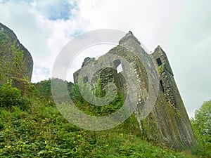 Ruins on a hill photo