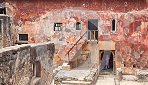 Ruins of the historical Fort Jesus Mombasa, Kenya