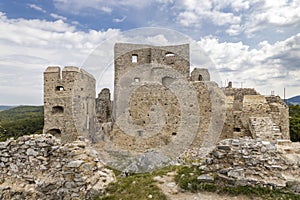 Ruins of Hrusov Castle, Zlate Moravce District, Nitra Region, Slovakia