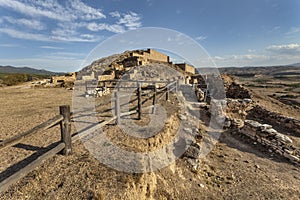 Ruins of ibero-roman town Augusta Bilbilis, Calatayud, Zaragoza, Spain photo