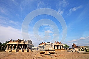 Ruins of iconic Vittala Temple in Hampi, India