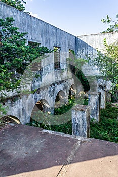 Ruins in Ilha das Pedras Brancas Island photo