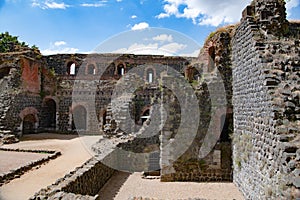 Ruins of Imperial Castle in Duesseldorf photo