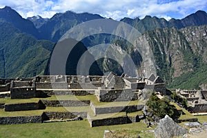 Ruins of the Inca city of Machu Picchu, Peru