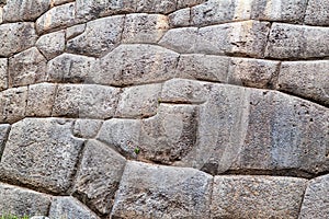 Ruins of Inca`s ceremonial stone bath Tambomachay