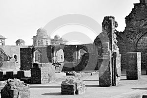 Ruins inside Mandu palace complex