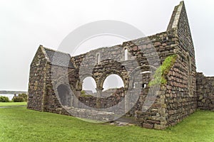 Ruins Iona Nunnery, Scotland photo
