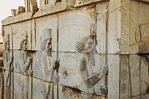 Ruins of Iran`s historical city of Persepolis