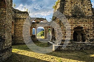 Ruins of iron smelting plant - Frantiskova Huta, Podbiel, Slovakia