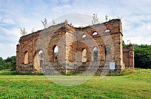 Ruins of iron smelting plant, Podbiel, Slovak republic. Architectural theme - Frantiskova huta