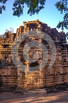 Ruins of the Jain and Shiva temples in Polo forest in Gujarat, India