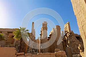 The ruins of Karnak