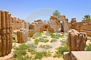 Ruins of Karnak Temple, Egypt.