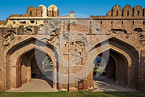 The ruins of Kashmiri Gate in Delhi