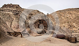 Ruins of Keane Wonder Mine in Death Valley