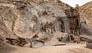 Ruins of Keane Wonder Mine in Death Valley