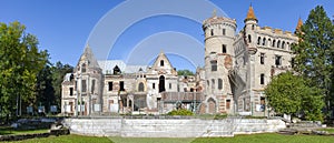 Ruins of the Khrapovitsky estate. Muromtsevo, Vladimir region. Russia photo