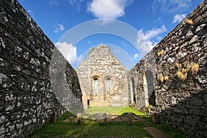 The ruins of Kildalton Chapel on Islay