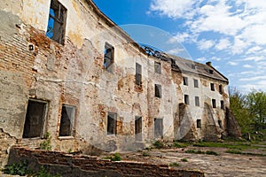 Ruins of the Klevan castle. Ukraine